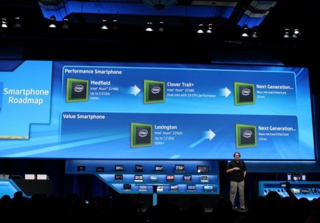 Intel CloverTrail plus 630x440 Intel presenta nuevos chips para tablets y smartphones