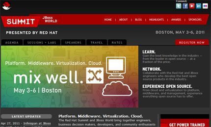 Red Hat Summit y JBoss World 2011 Red Hat Summit y JBoss World 2011