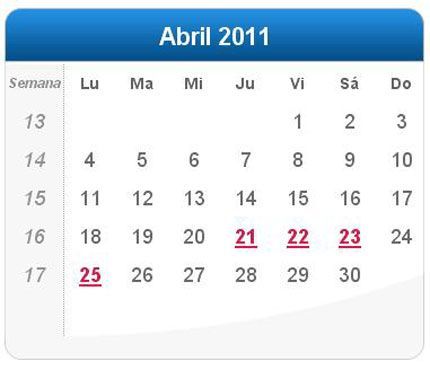 Abril 2011 Abril 2011