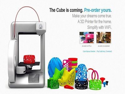 Cubify ya permite a los usuarios hacer reservas de su impresora 3D