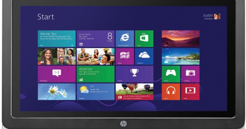 HP EliteDisplay S230tm, monitor certificado Windows 8