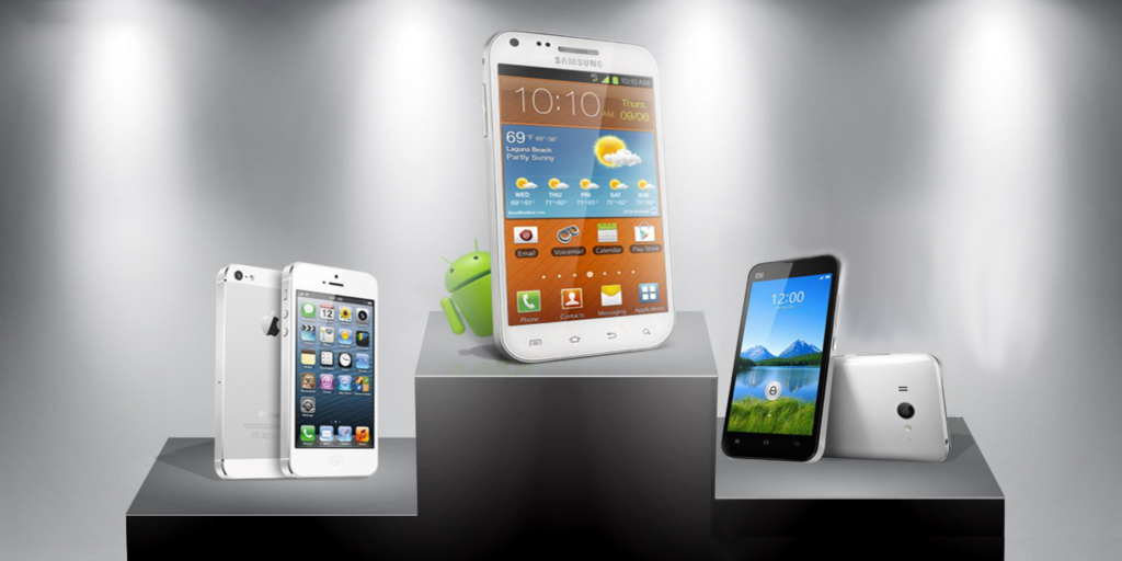 Samsung Huawei Apple