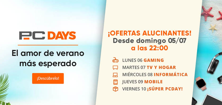PcComponentes PcDays Rebajas verano