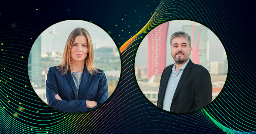 Sara García, B2B Country Product Manager Félix Pastor, B2B Channel Sales Manager