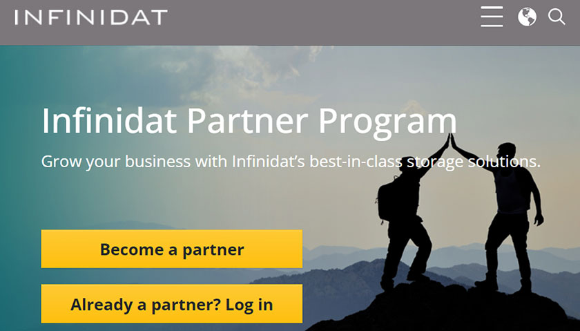 Infinidat_Partner-portal