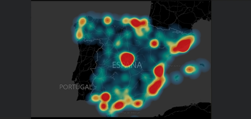 IoT, mapa de implantación en España