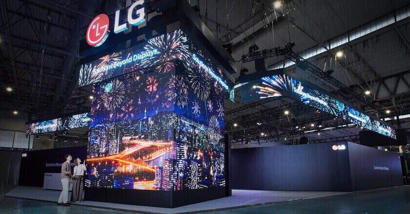 LG Electronics presenta nuevas soluciones de pantallas personalizadas para empresa en ISE