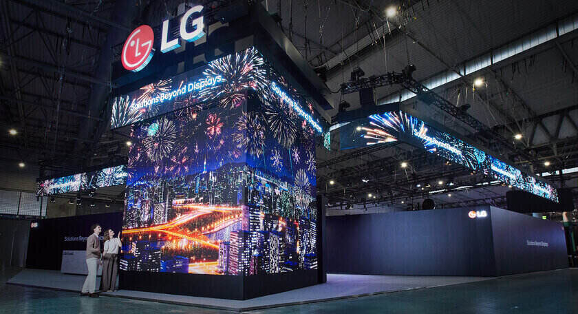 LG Electronics presenta nuevas soluciones de pantallas personalizadas para empresa en ISE