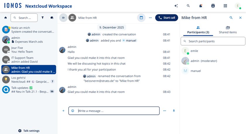 IONOS y Nextcloud lanzan una alternativa de ofimática soberana europea
