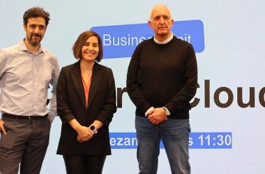 Luis del Otero, director de servicios de Clober; Sandra Fernández, directora de Clober; y José Sánchez Seco, director técnico de Clober.