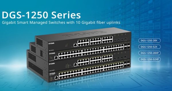 D-Link DGS-1250, switches Smart con uplinks de fibra a 10G