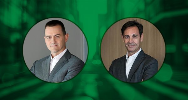 A la izquierda, Sergio Mingo, sustituto de Santiago Méndez (a la derecha) como director de Advanced Solutions en TD SYNNEX Iberia